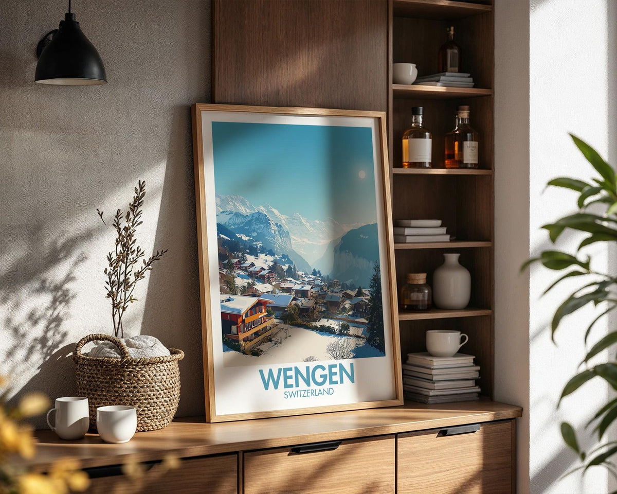 Wengen Poster - WanderWall
