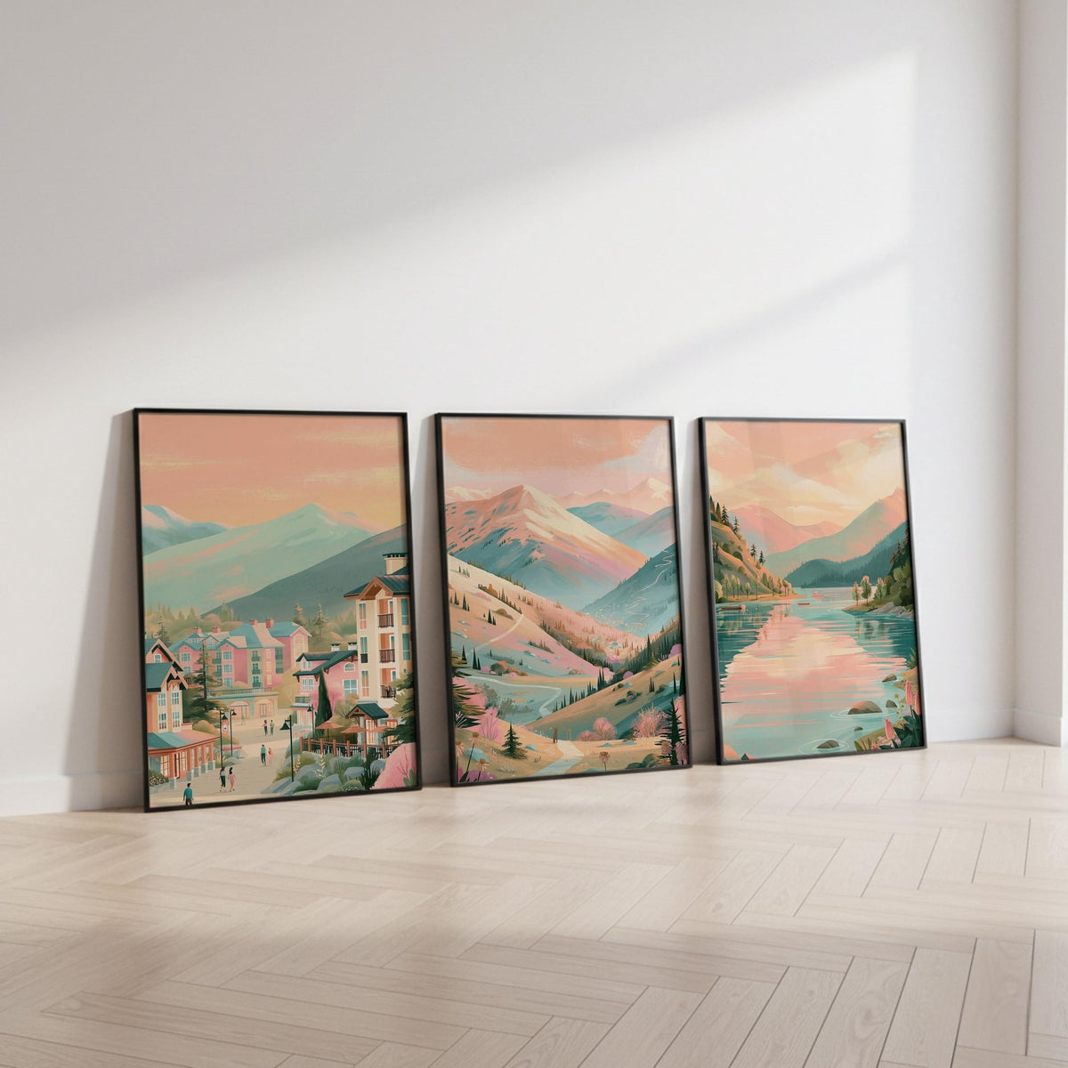 Whistler Set of 3 Posters | Whistler Gallery Wall Art - WanderWall