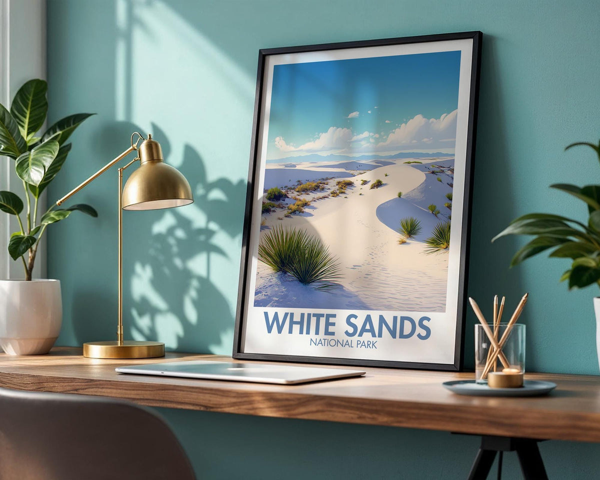 White Sands National Park Poster - WanderWall