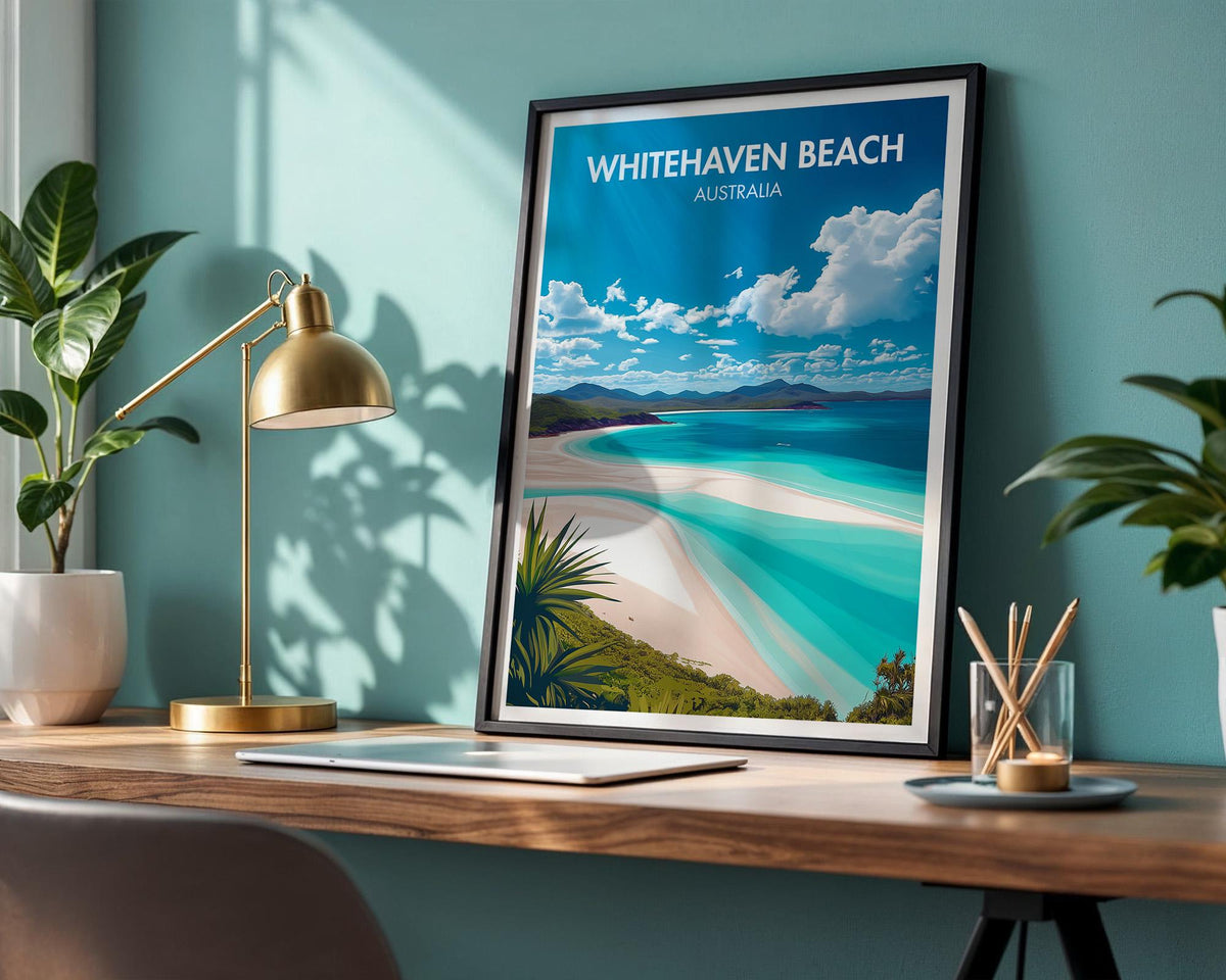 Whitehaven Beach Poster - WanderWall