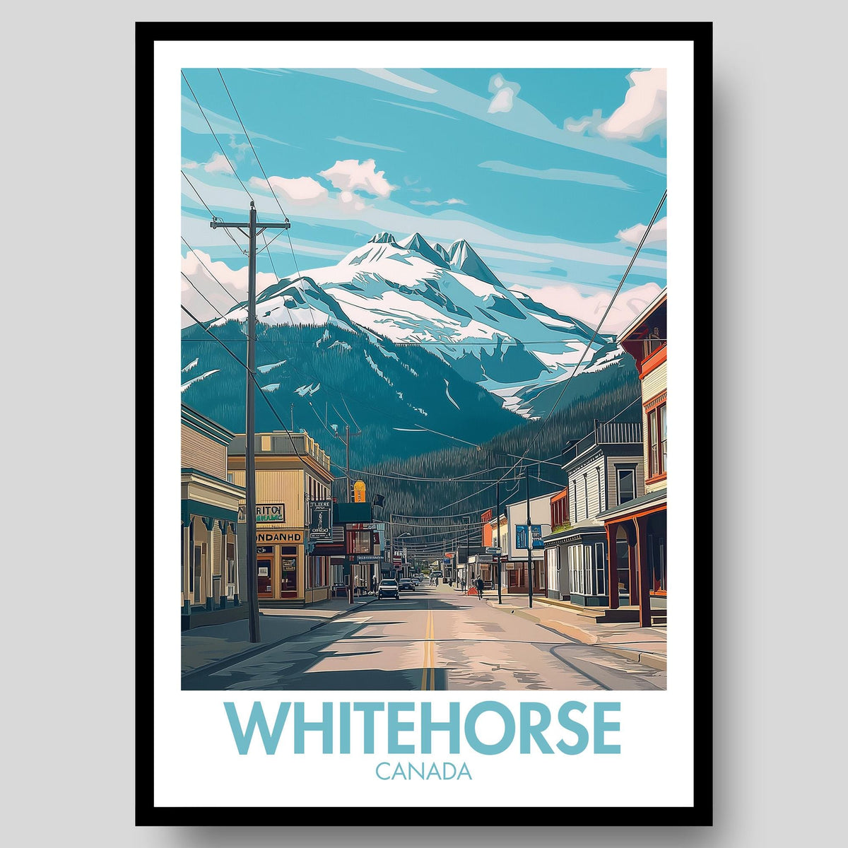 Whitehorse Poster - WanderWall
