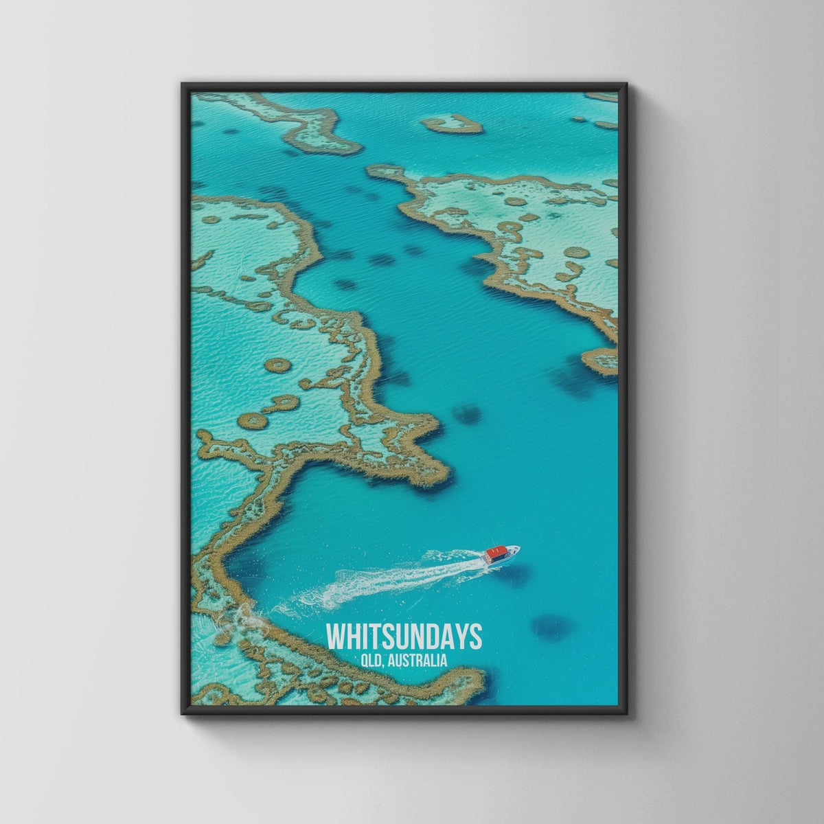 Whitsundays Australia Print Coastal Wall Art Scenic View - WanderWall