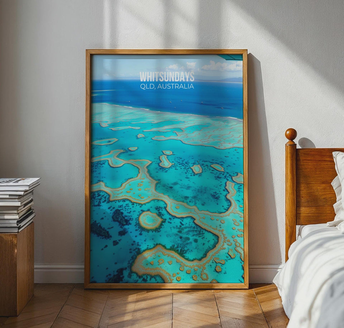 Whitsundays QLD Australia Aerial Print Wall Art - WanderWall