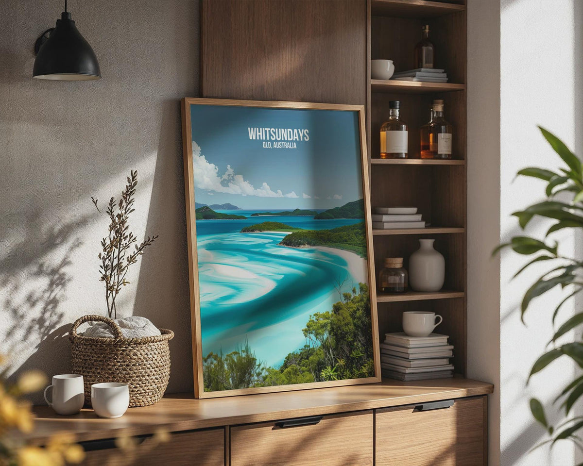 Whitsundays QLD Australia Poster Landscape Print - WanderWall