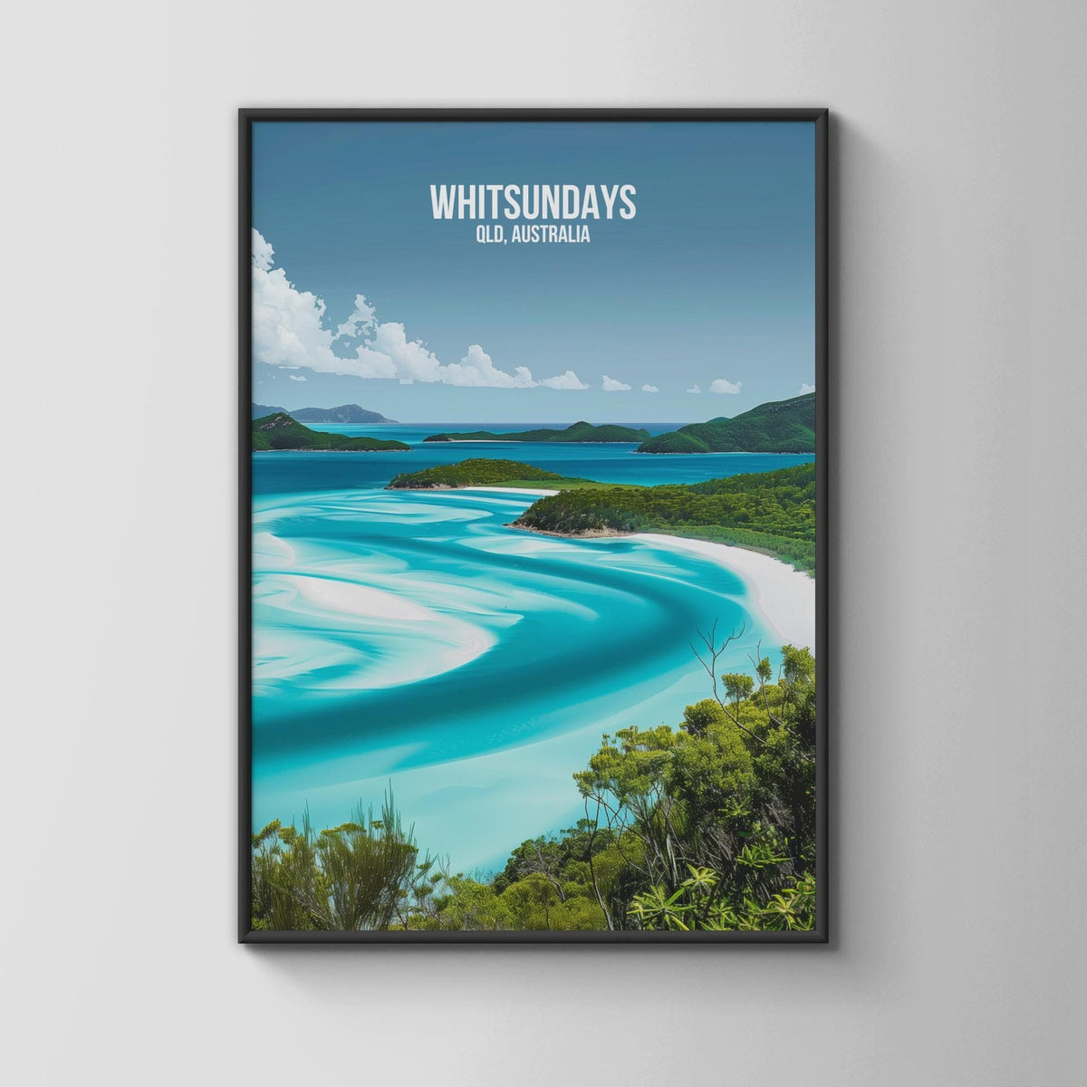 Whitsundays QLD Australia Poster Landscape Print - WanderWall