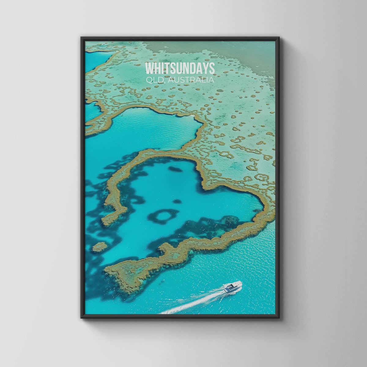 Whitsundays Wall Art QLD Australia Travel Print - WanderWall