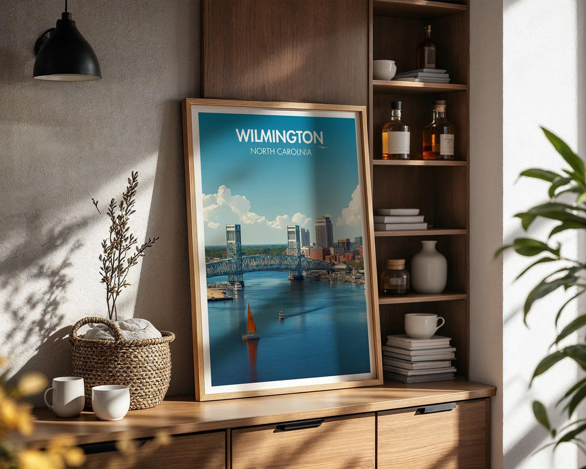 Wilmington North Carolina Poster - WanderWall