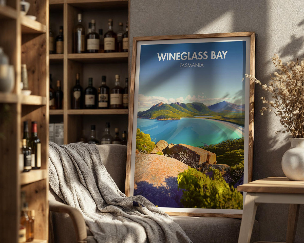 Wineglass Bay Poster - WanderWall