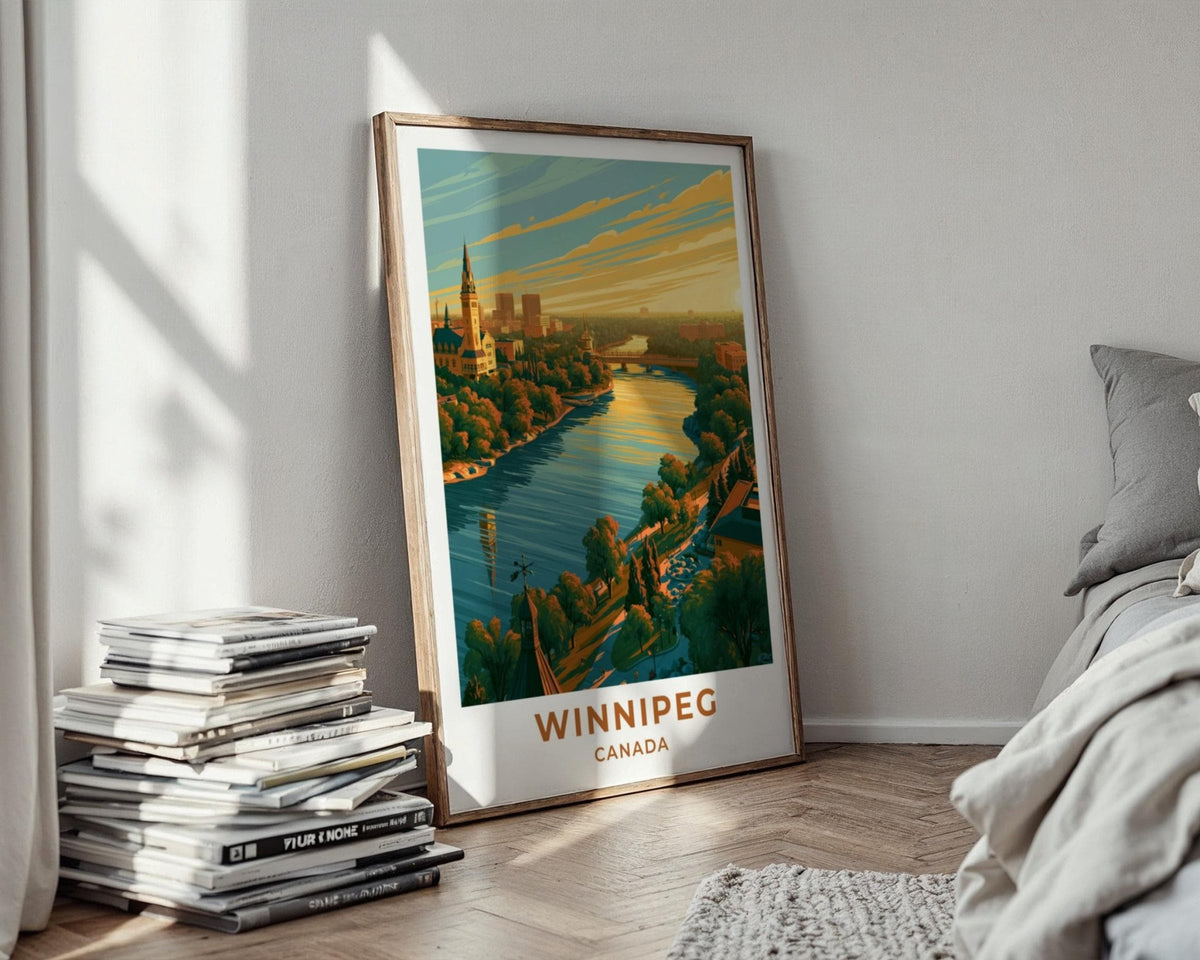 Winnipeg Manitoba Travel Poster - WanderWall