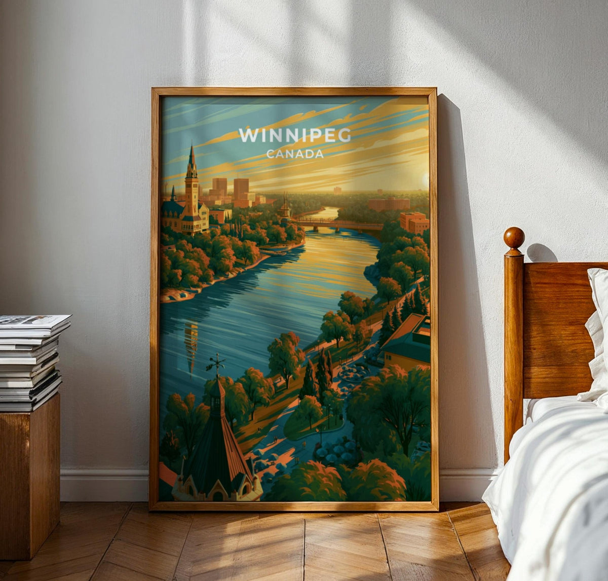Winnipeg Manitoba Travel Poster - WanderWall