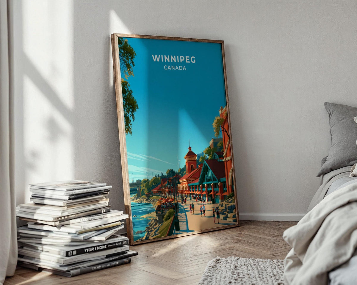 Winnipeg Manitoba Travel Poster - WanderWall