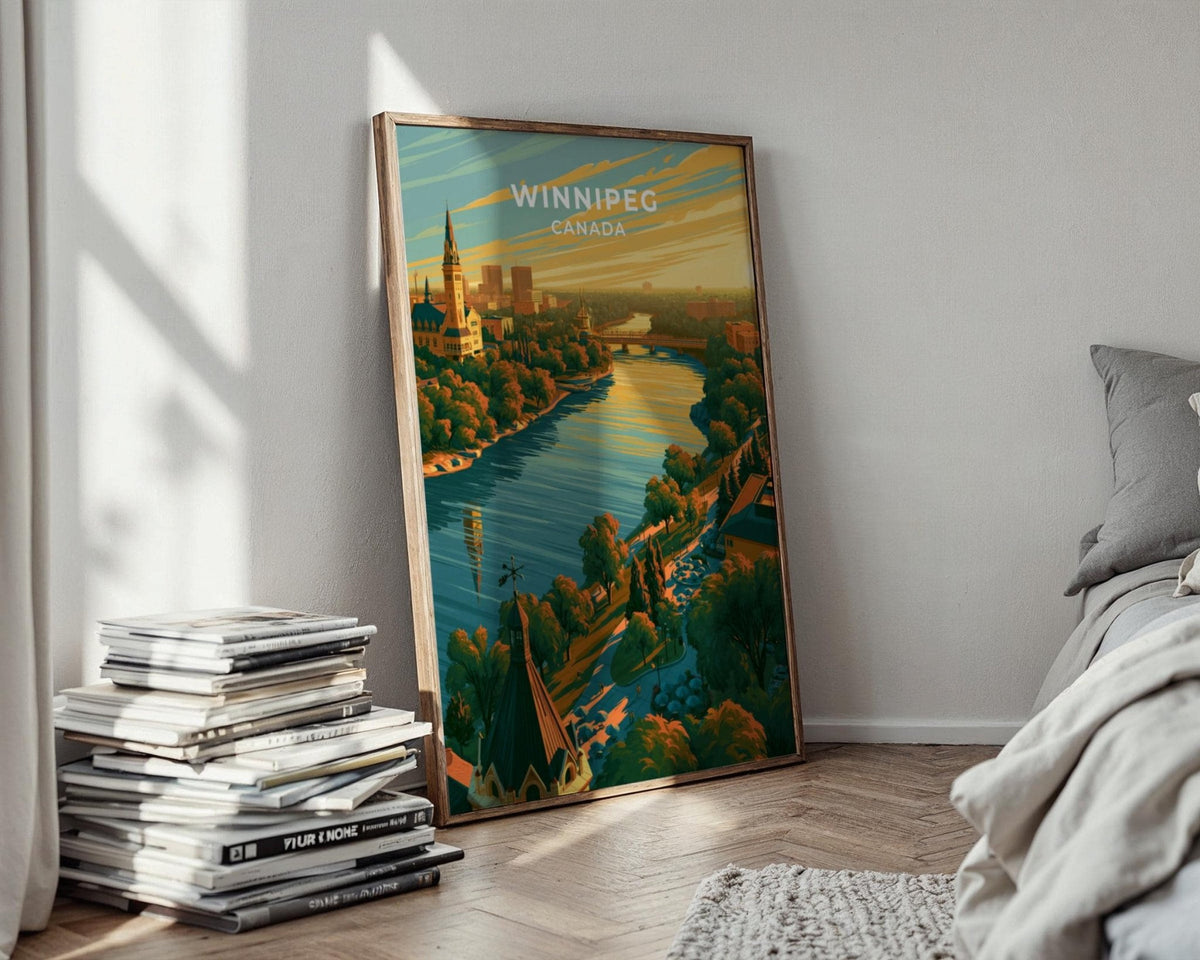 Winnipeg Manitoba Travel Poster - WanderWall