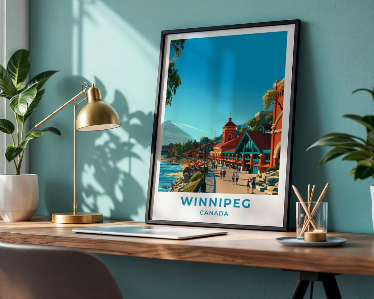 Winnipeg Manitoba Travel Poster - WanderWall