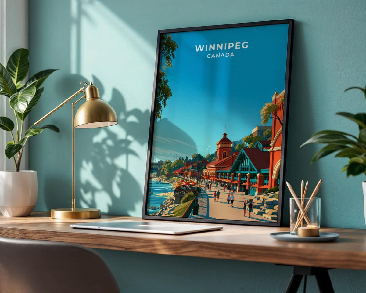 Winnipeg Manitoba Travel Poster - WanderWall