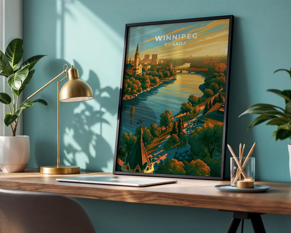 Winnipeg Manitoba Travel Poster - WanderWall