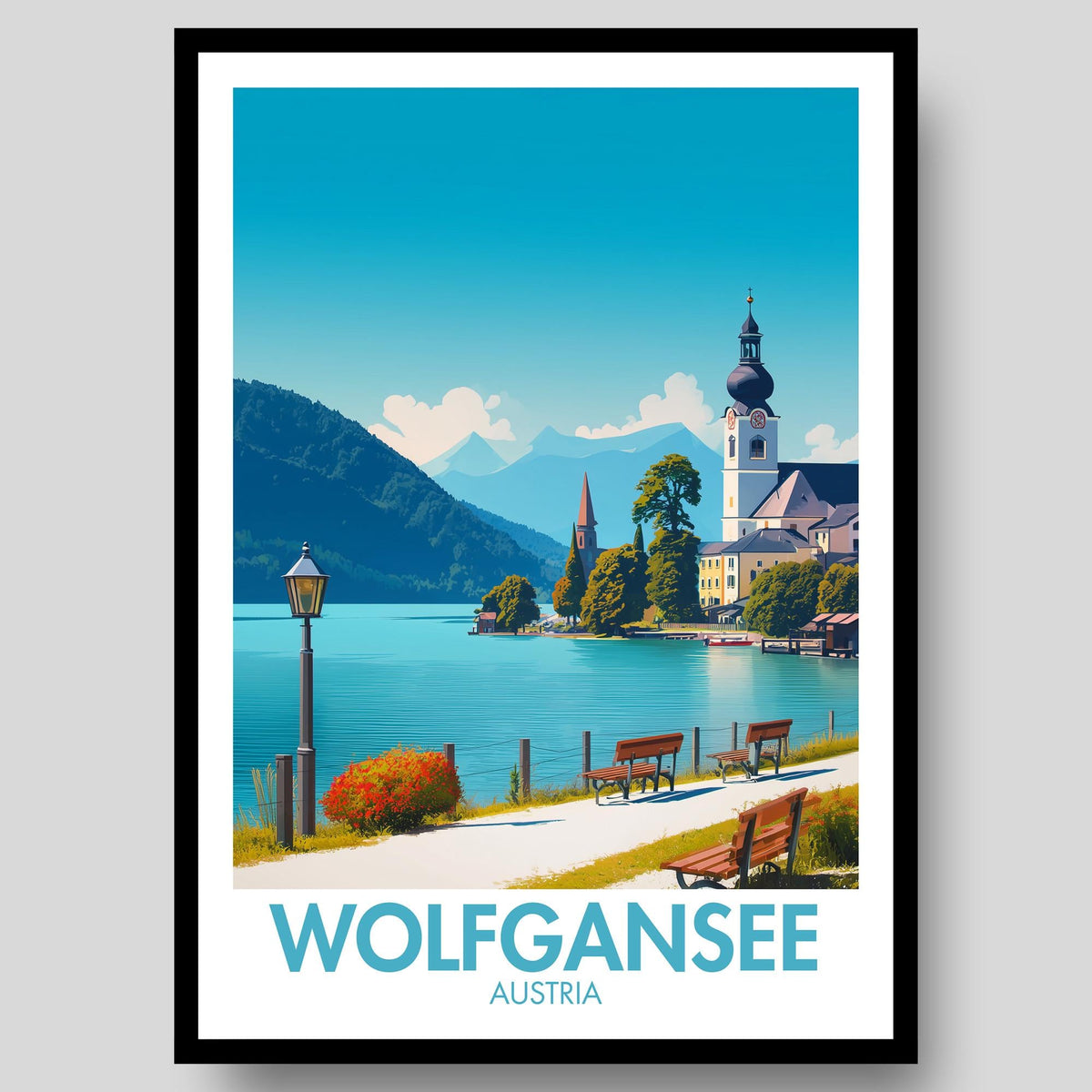 Wolfgangsee Poster - WanderWall