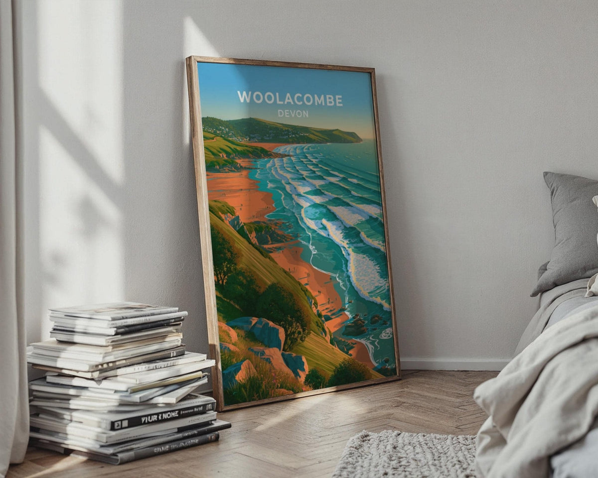 Woolacombe Poster - WanderWall