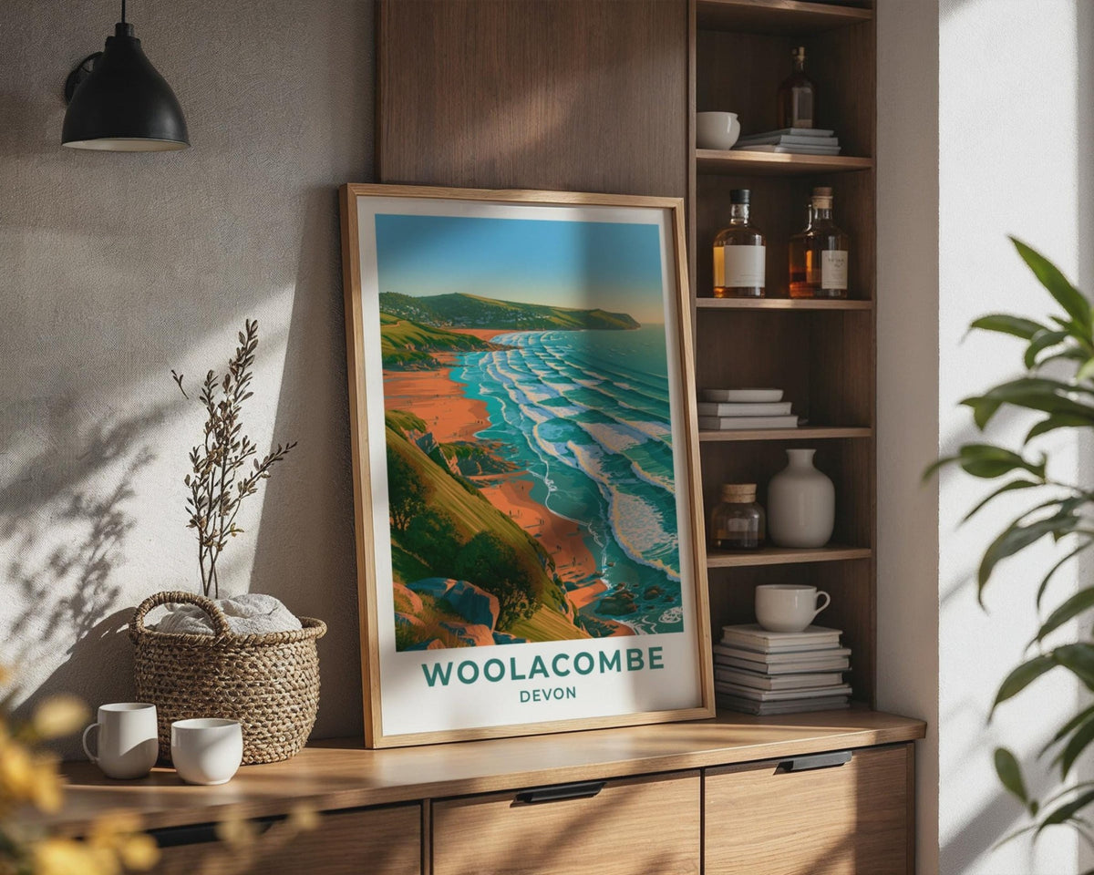 Woolacombe Poster - WanderWall