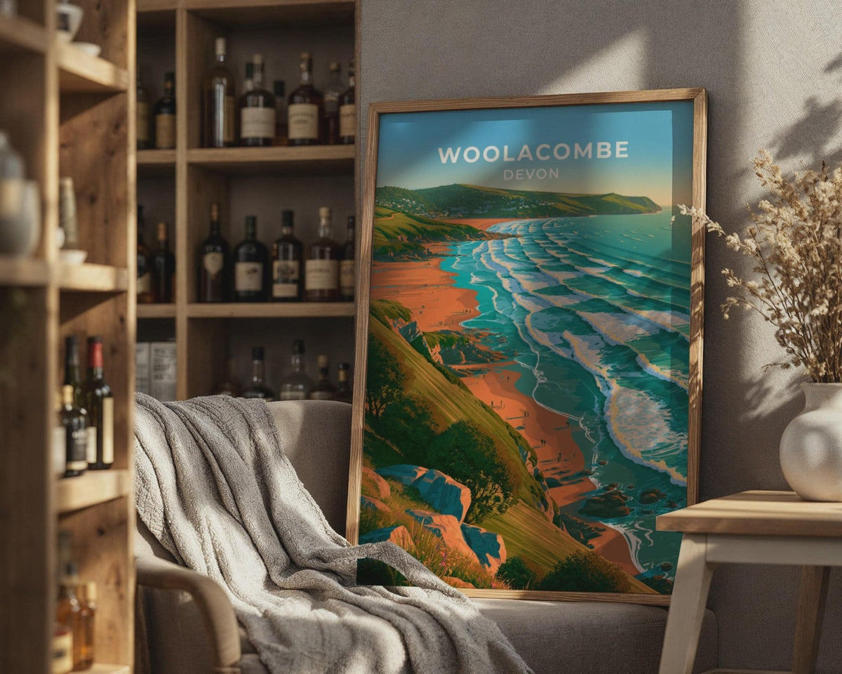 Woolacombe Poster - WanderWall