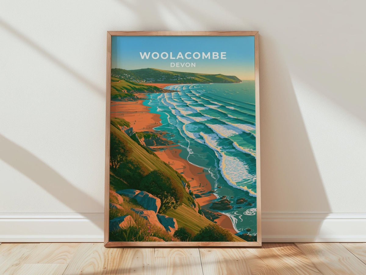 Woolacombe Poster - WanderWall