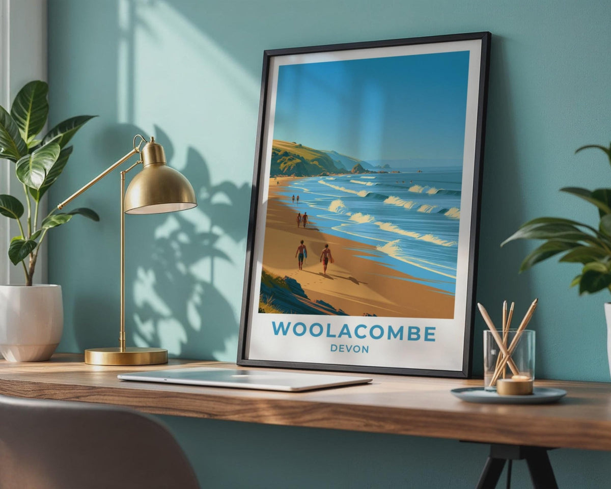 Woolacombe Poster - WanderWall