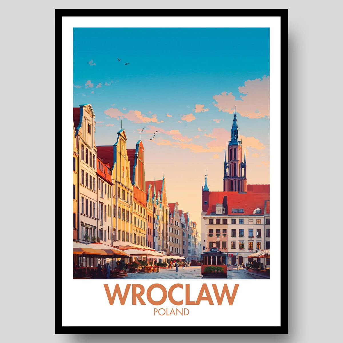 Wroclaw Poster - WanderWall