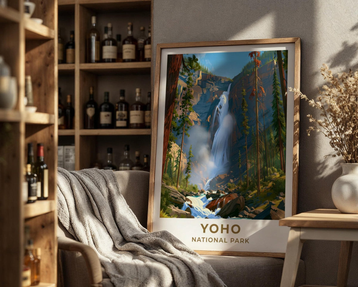 Yoho National Park British Columbia Travel Poster - WanderWall