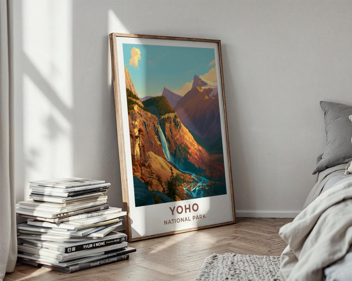 Yoho National Park British Columbia Travel Poster - WanderWall