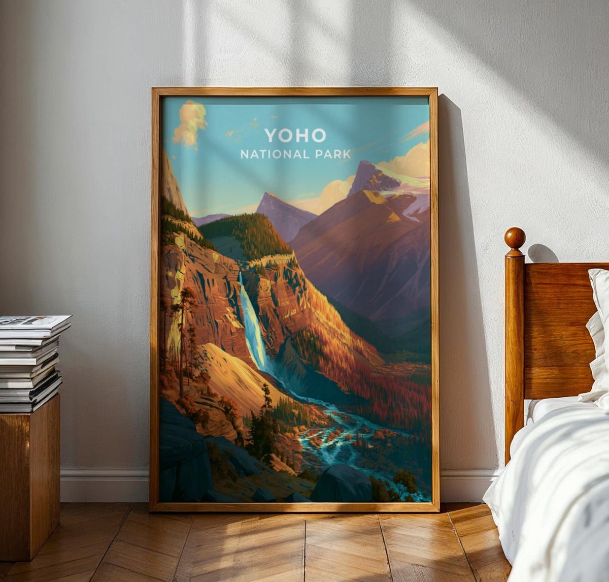 Yoho National Park British Columbia Travel Poster - WanderWall
