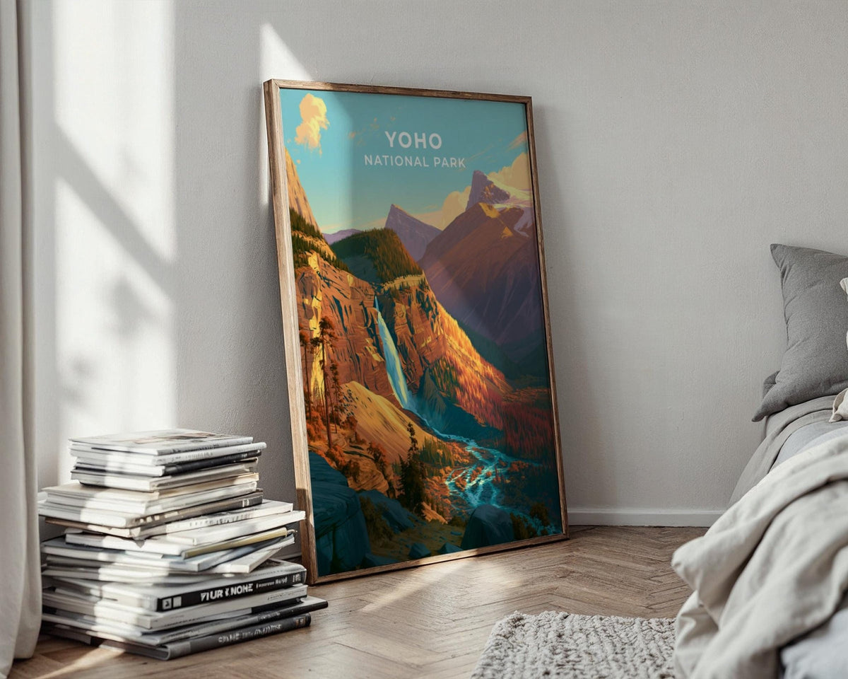 Yoho National Park British Columbia Travel Poster - WanderWall