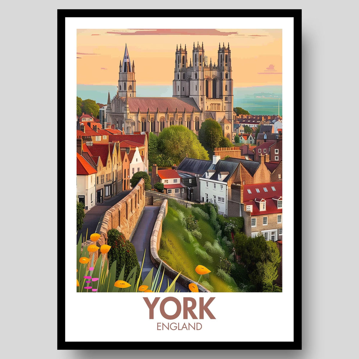 York Poster - WanderWall