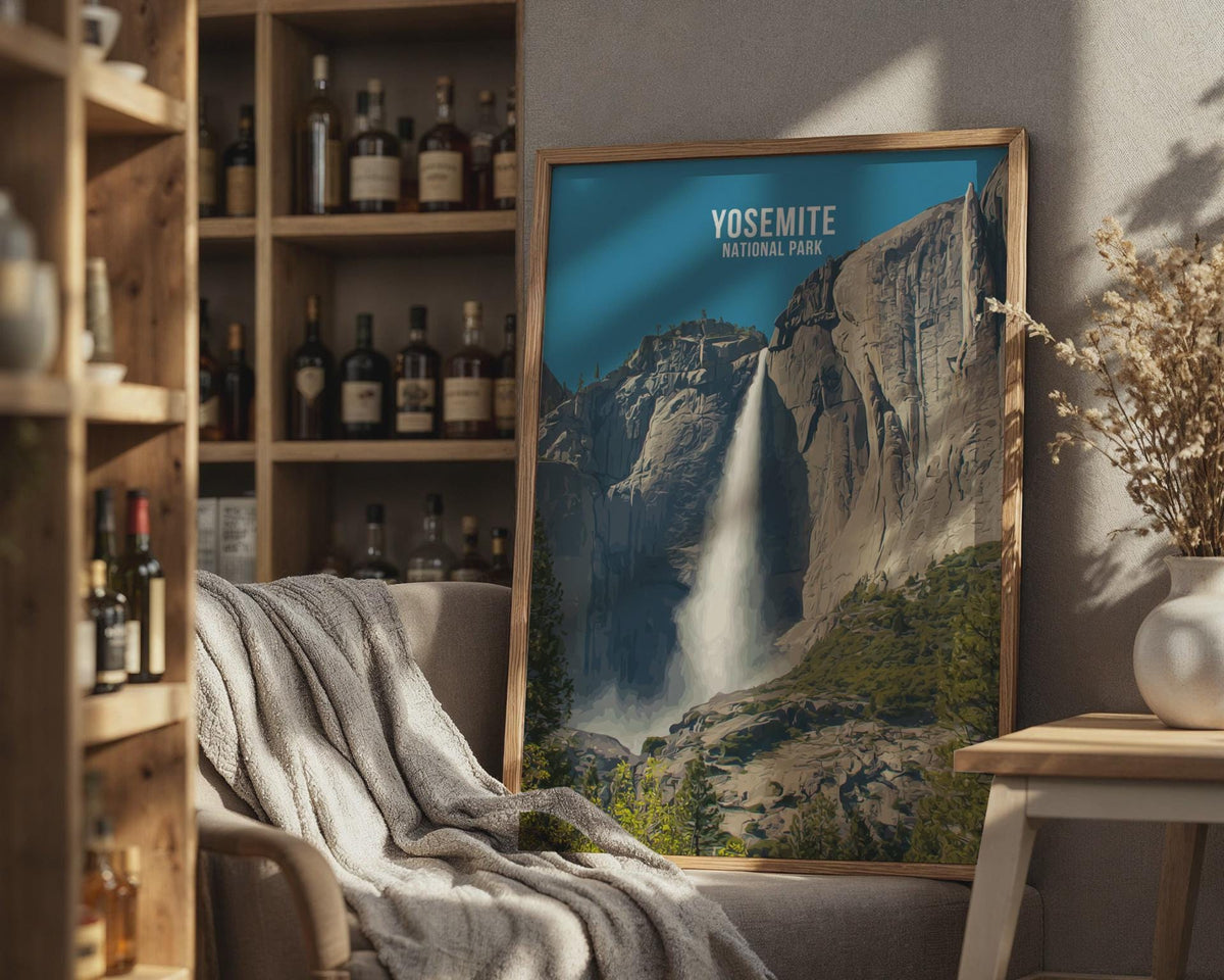 Yosemite National Park Art Print Poster - WanderWall