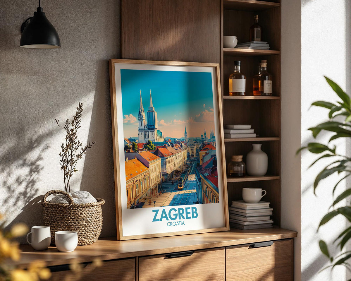 Zagreb Poster - WanderWall