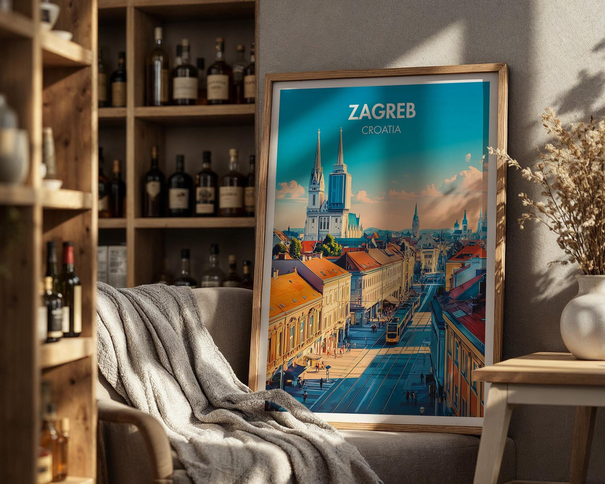 Zagreb Poster - WanderWall