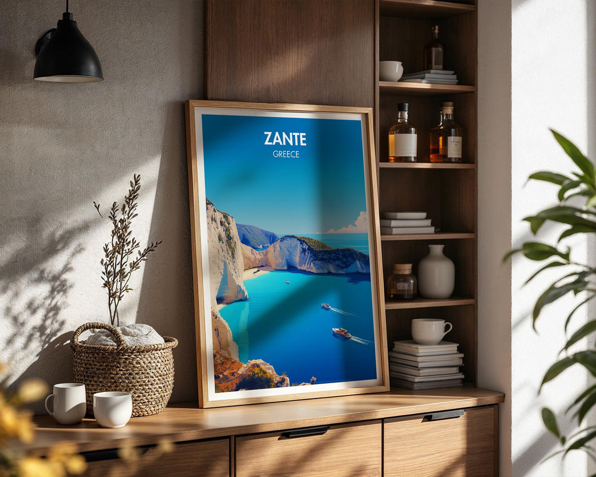 Zante Poster - WanderWall