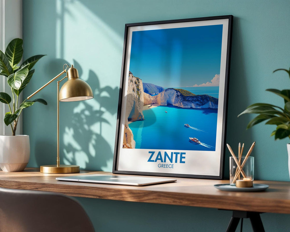 Zante Poster - WanderWall