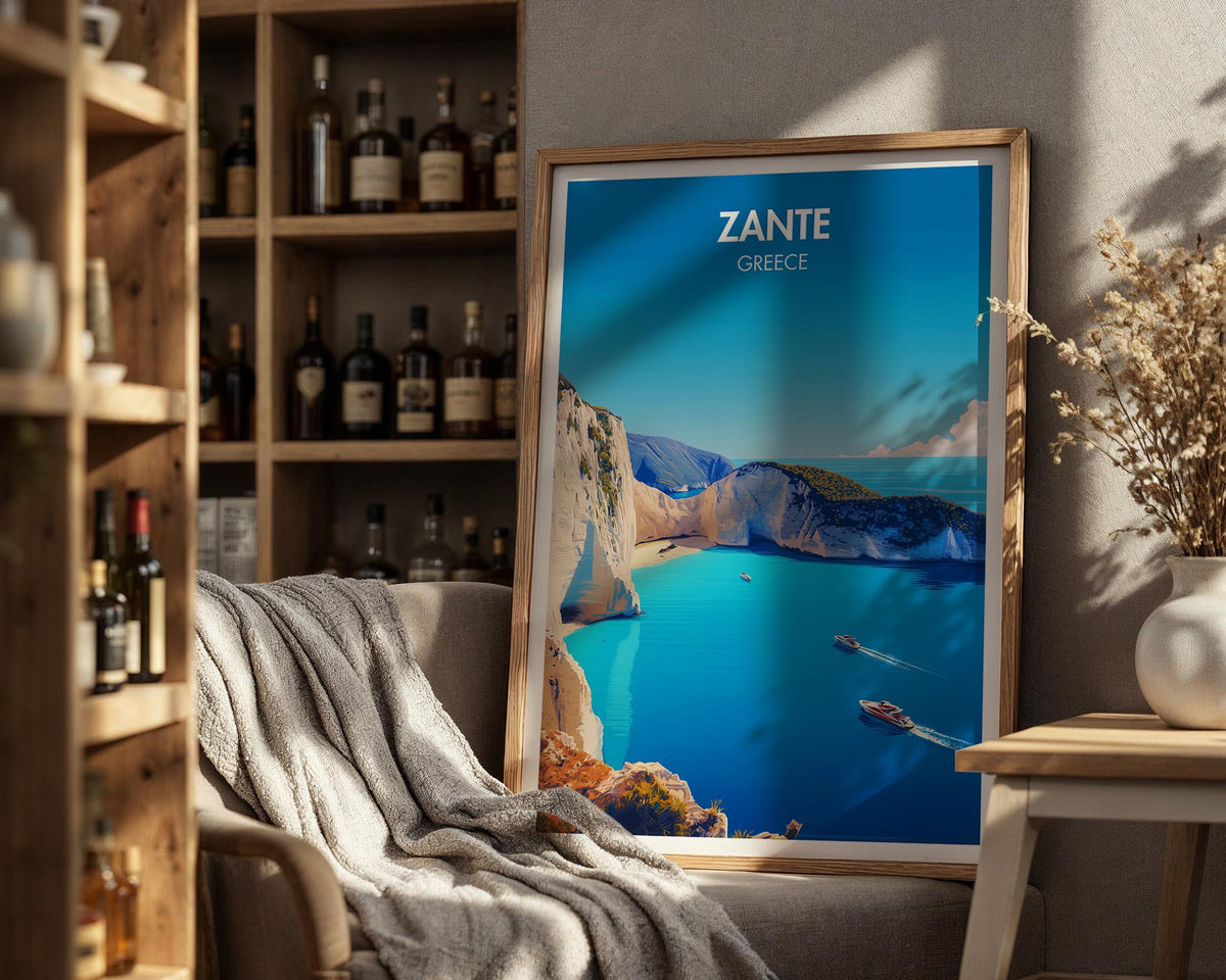 Zante Poster - WanderWall