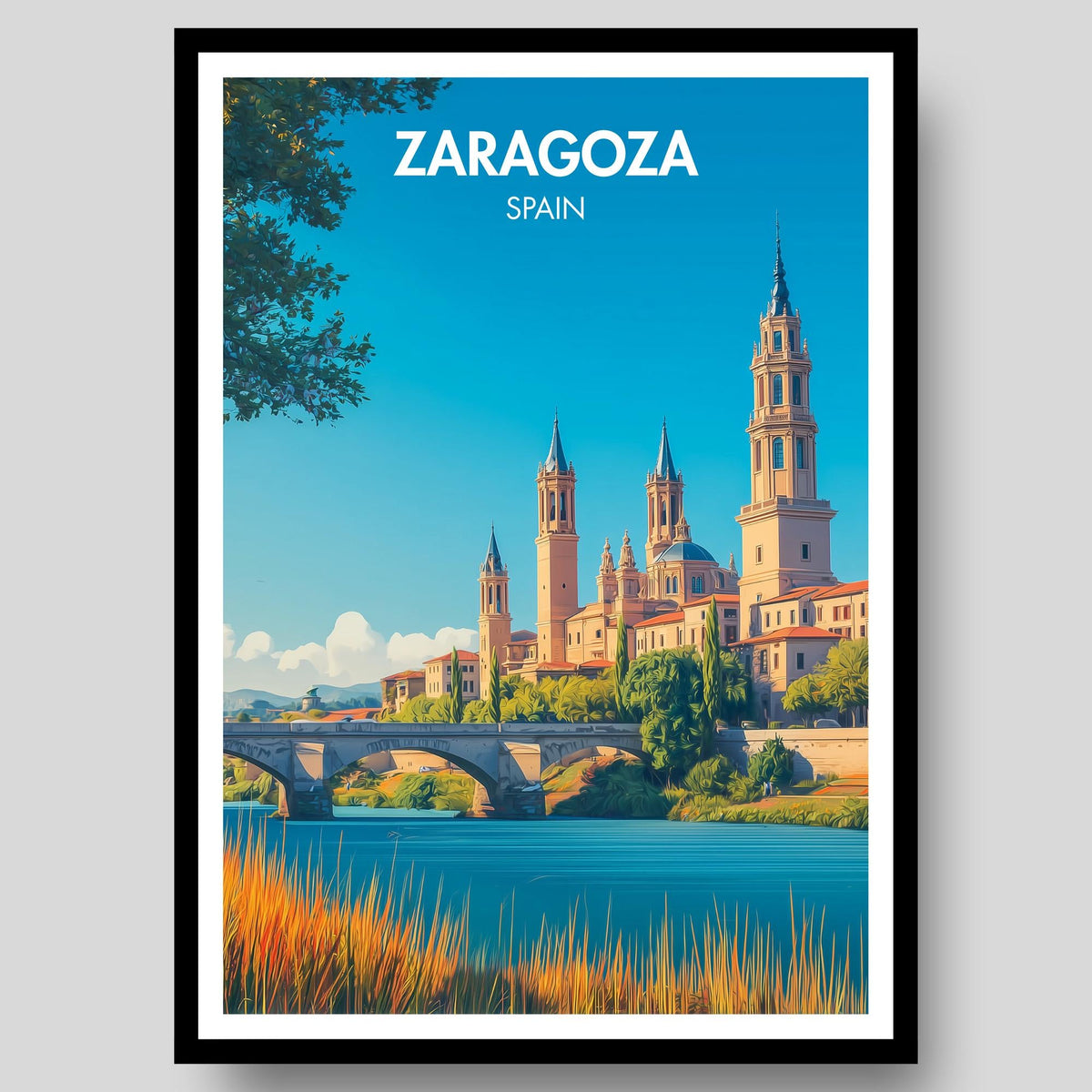 Zaragoza Poster - WanderWall