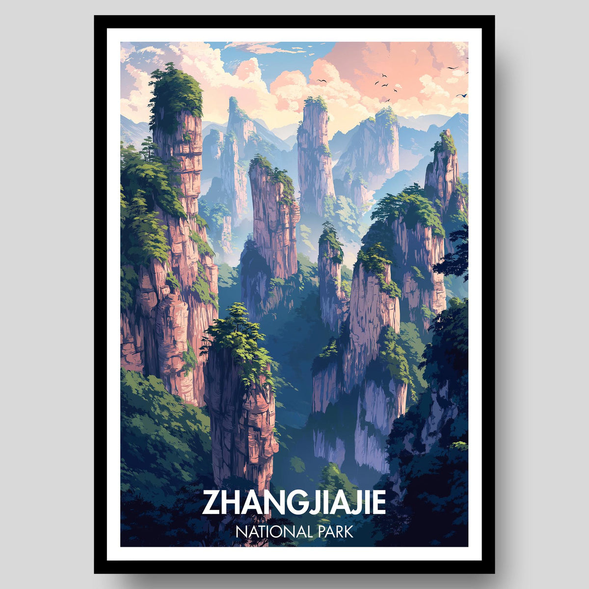 Zhangjiajie National Park Poster - WanderWall