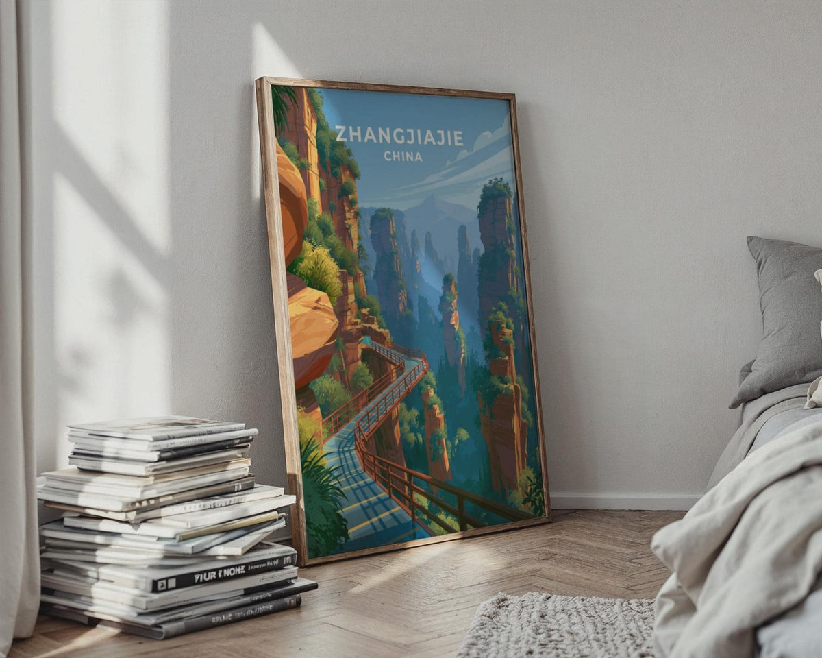 Zhangjiajie Poster - WanderWall