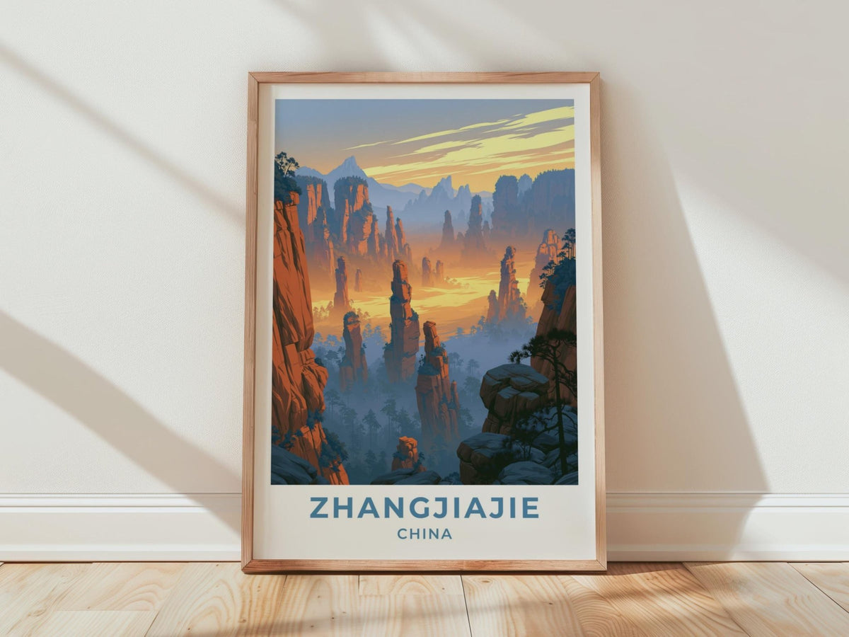 Zhangjiajie Poster - WanderWall