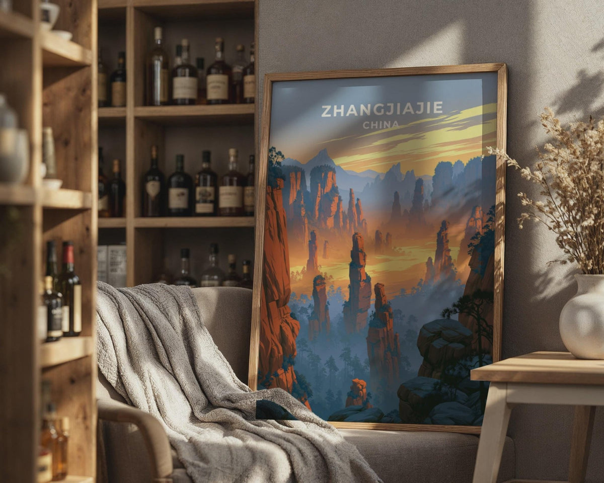 Zhangjiajie Poster - WanderWall
