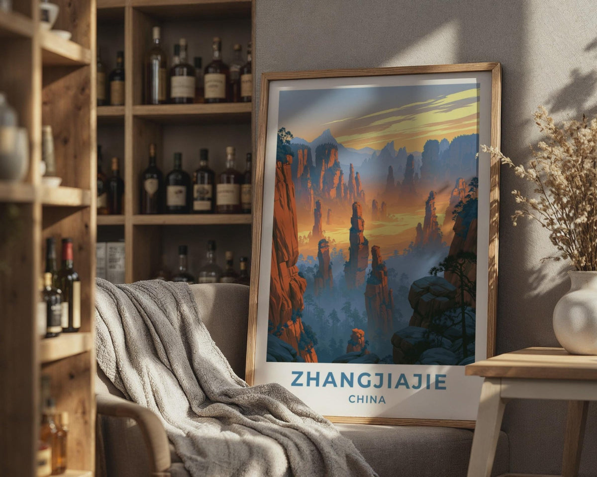 Zhangjiajie Poster - WanderWall