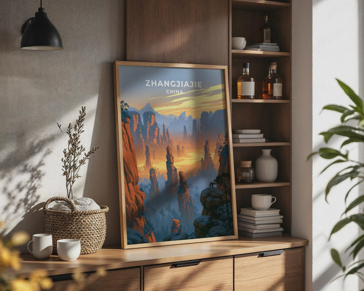 Zhangjiajie Poster - WanderWall