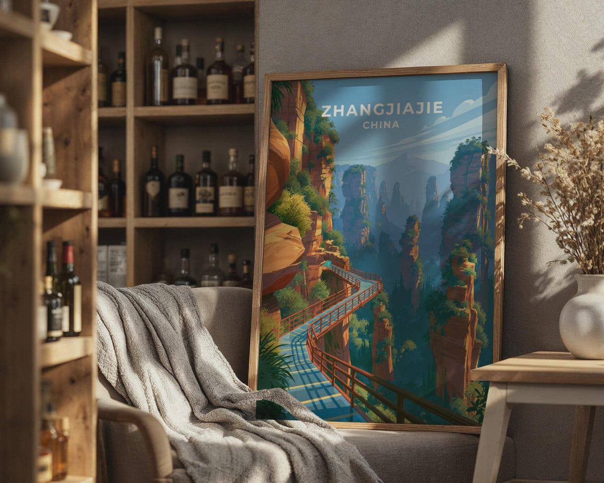 Zhangjiajie Poster - WanderWall