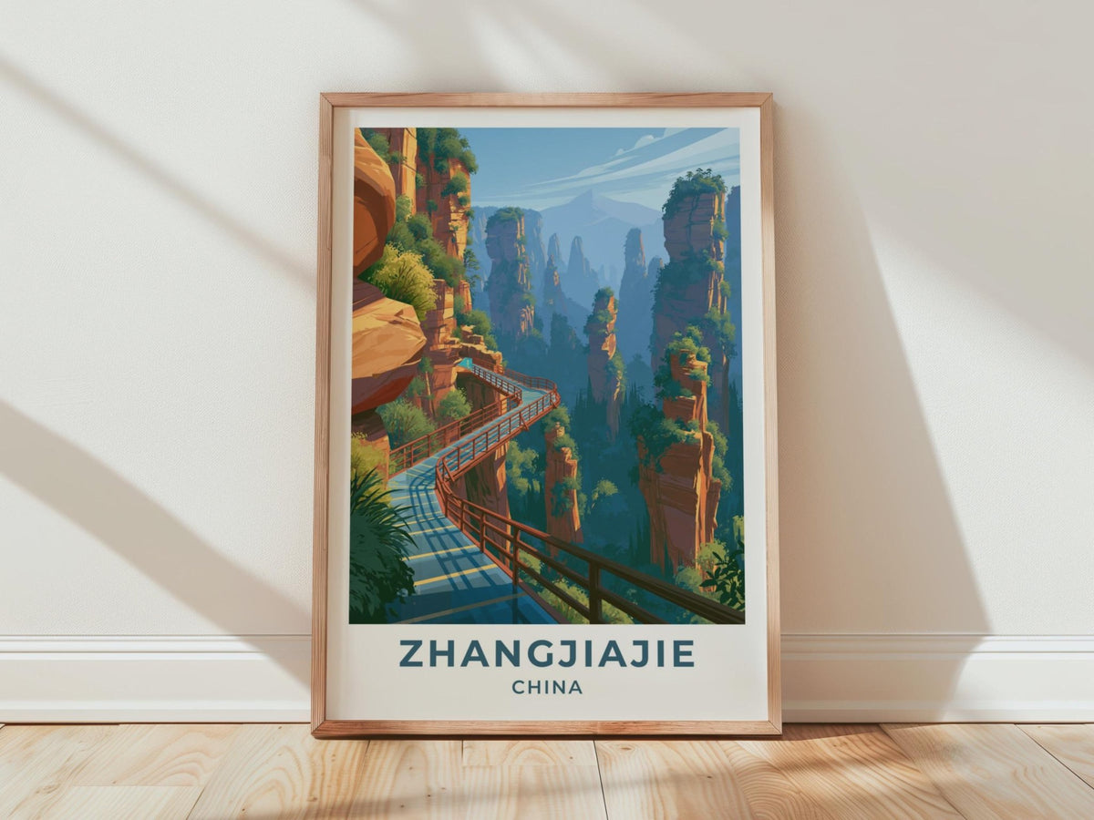 Zhangjiajie Poster - WanderWall