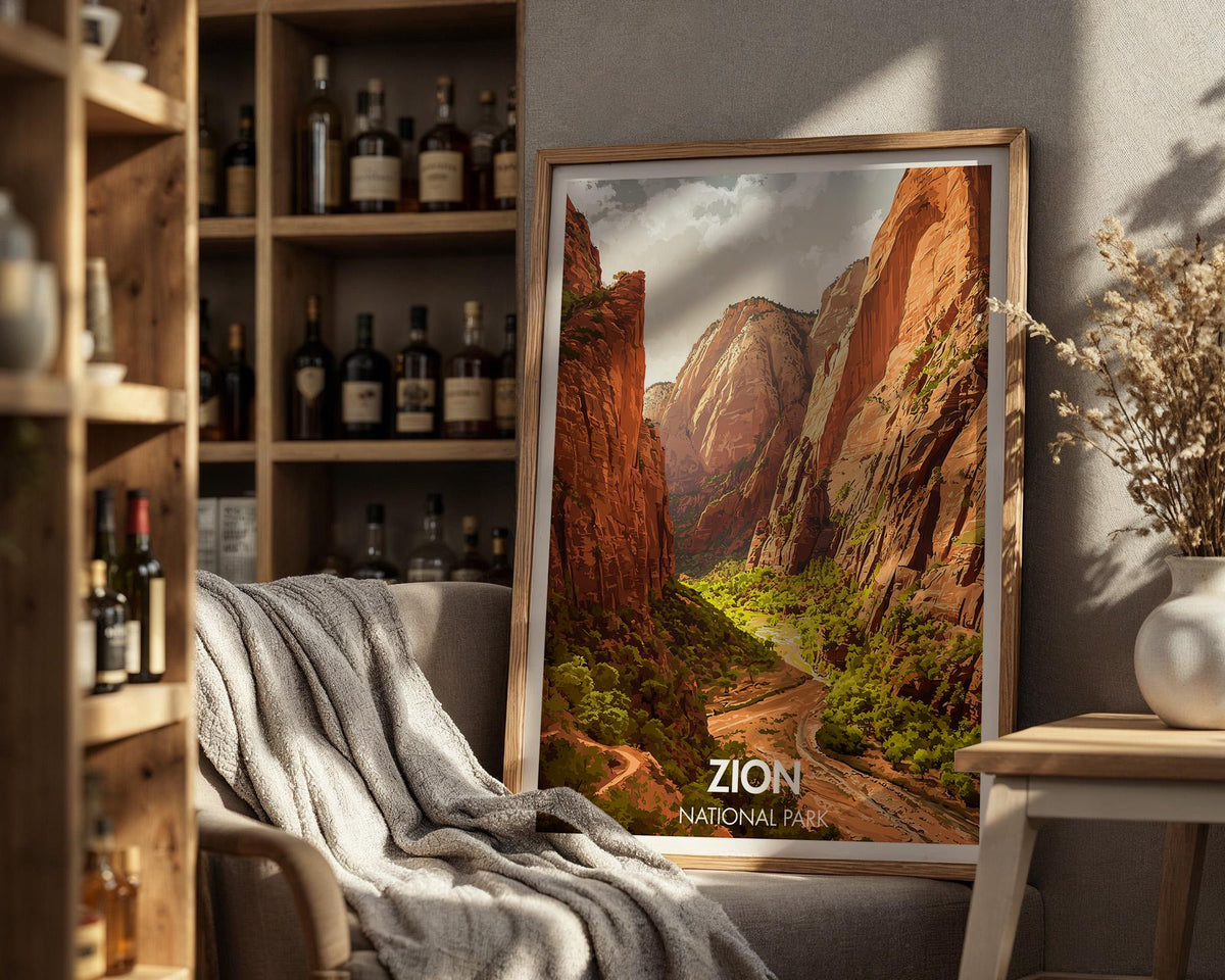 Zion National Park Poster - WanderWall