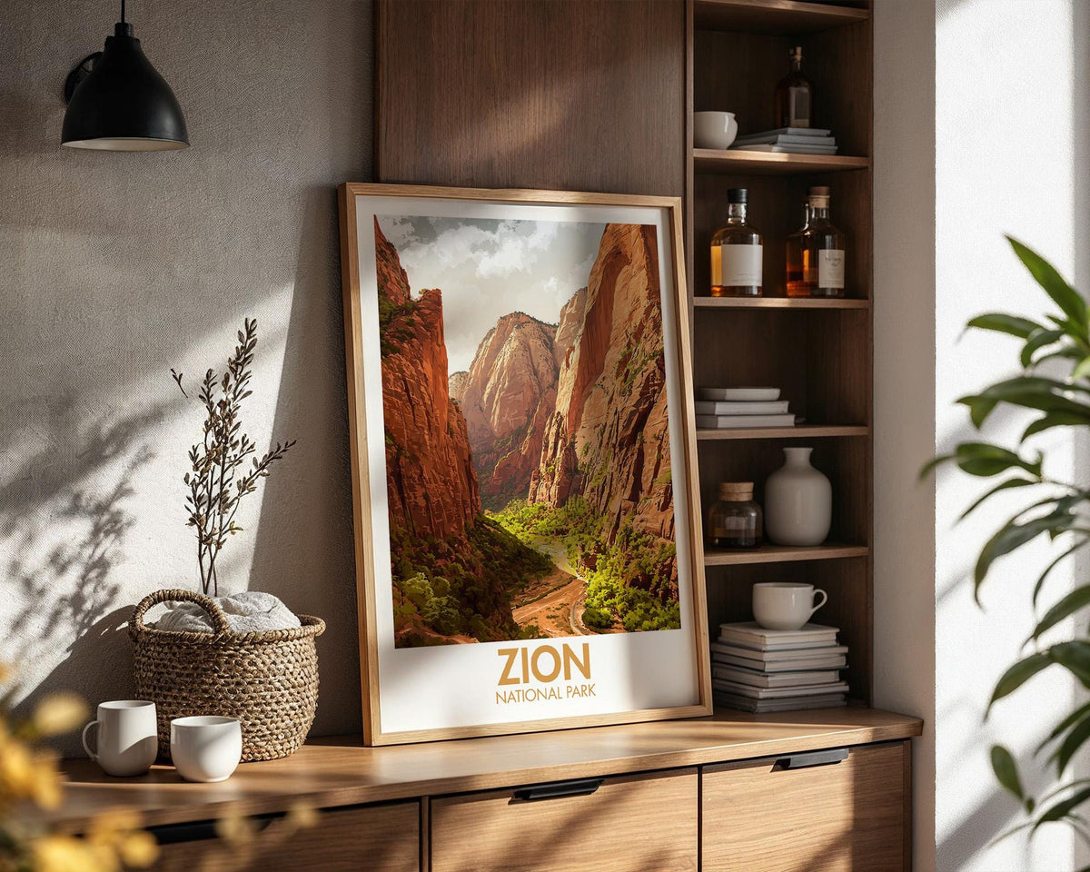 Zion National Park Poster - WanderWall