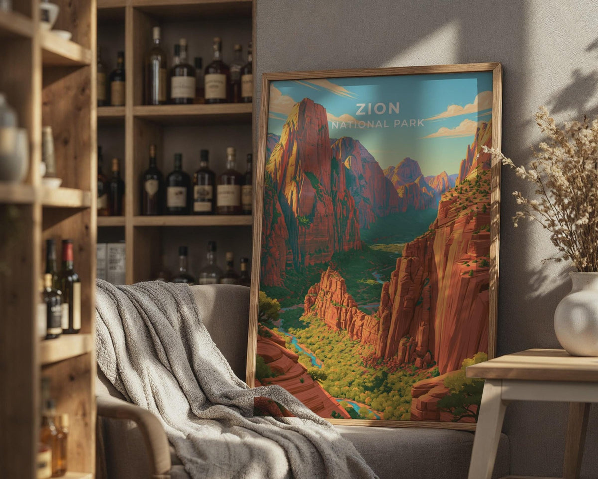 Zion Poster - WanderWall