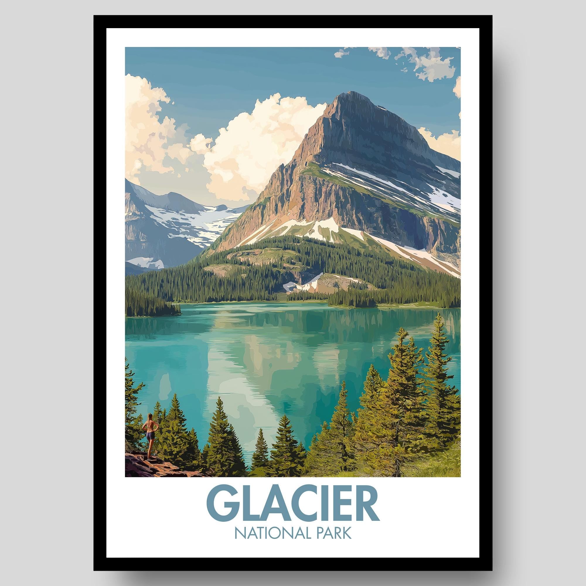 Glacier National Park Poster